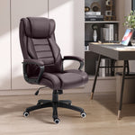 High Back Vibration Massage Chair | Brown