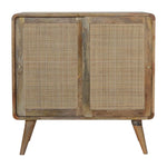 Solid Mango Wood Close-knit Sliding Cabinet