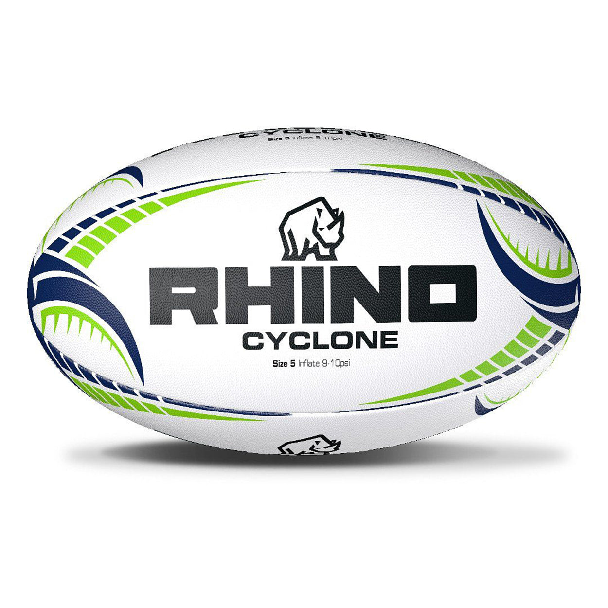 Cyclone Rugby Ball | 5 | White