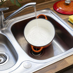 Cast Iron Dutch Oven Casserole Pot With Lid - 20cm (2l)  | Orange