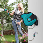 15m Garden Auto Hose Reel Wall Mounted | Blue