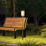 1.3 M Led Outdoor Solar Lamp Post, Ip44, Cool White