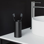 Cosmic Free Standing Brush Holder Collection Bwc | Black Matte Finish