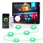 3m Waterproof Permanent Outdoor Eaves Lights With App/remote Control