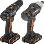 WX902 Twin Cordless Drill & Impact Driver 2 X 18v 2ah Battery & Charger