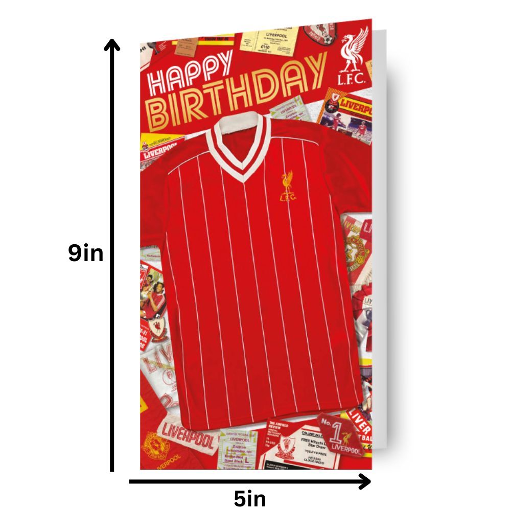 Football Shirt Birthday Card Official Product