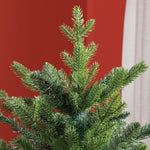 5/6/7ft Christmas Tree, Metal Base, Hinged | 7ft | Green