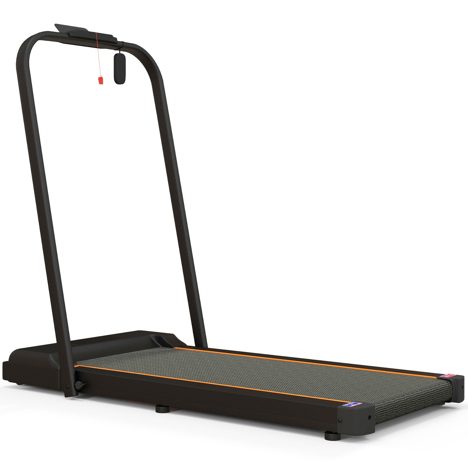 2.5hp Folding Treadmill Walking Pad W/ Led Display | Orange