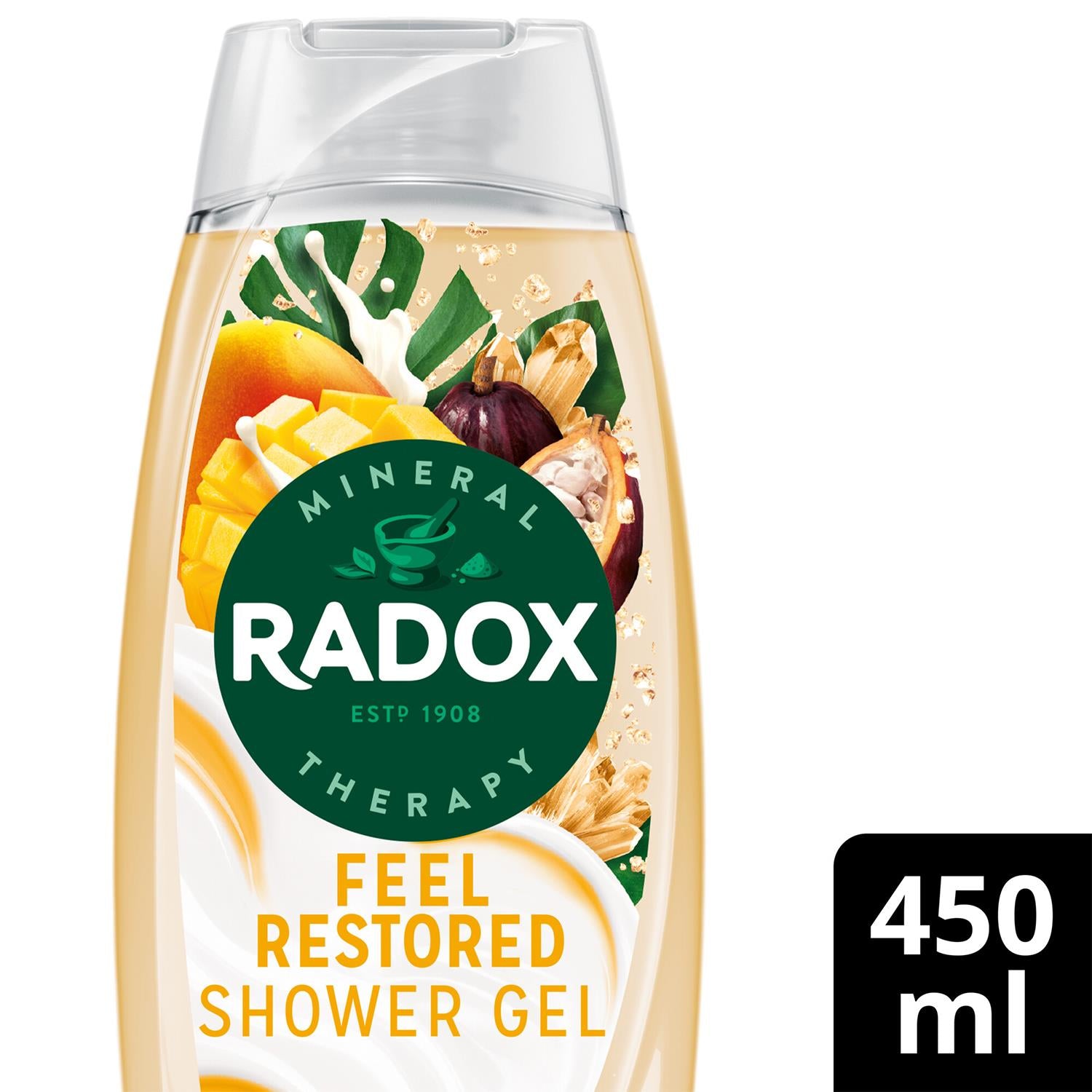 Mineral Therapy Feel Restored Shower Cream With Cocoa Butter 450ml, 6 Pack | 6