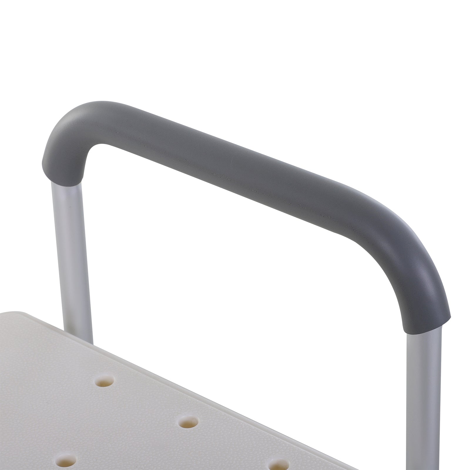 Height Adjustable Shower Chair With Suction Cup Feet
