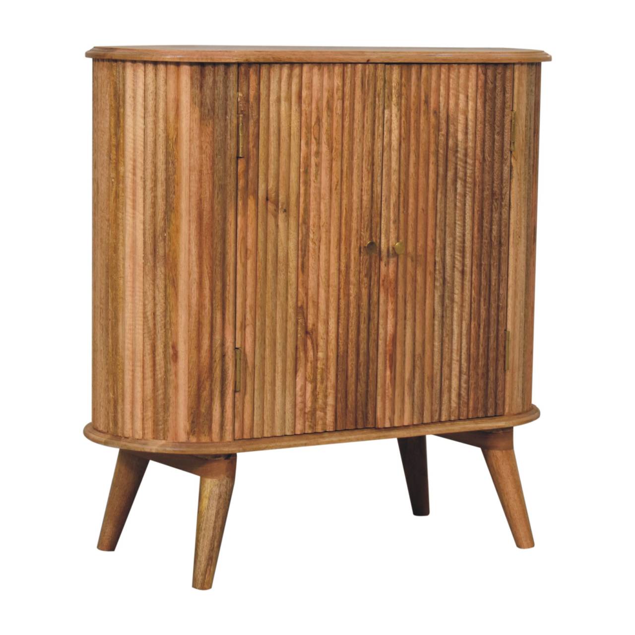 Solid Mango Wood Soba Nordic Cabinet