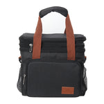 Double Deck Leakproof Insulated Lunch Tote | Black