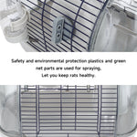 Crystal Hamster Cage Basic Outdoor Cage For Viewing Pet Cages | Grey