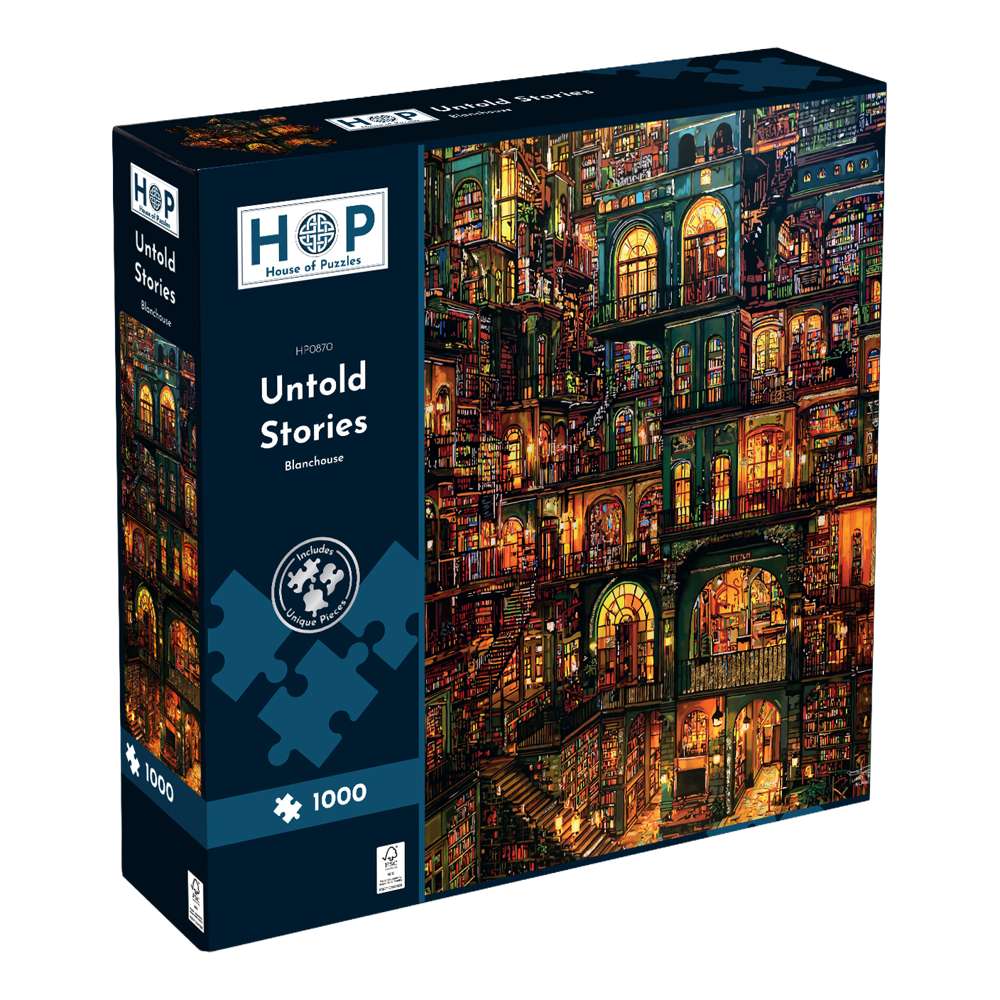 The House of Puzzles Untold Stories 1000 Piece Jigsaw Puzzle