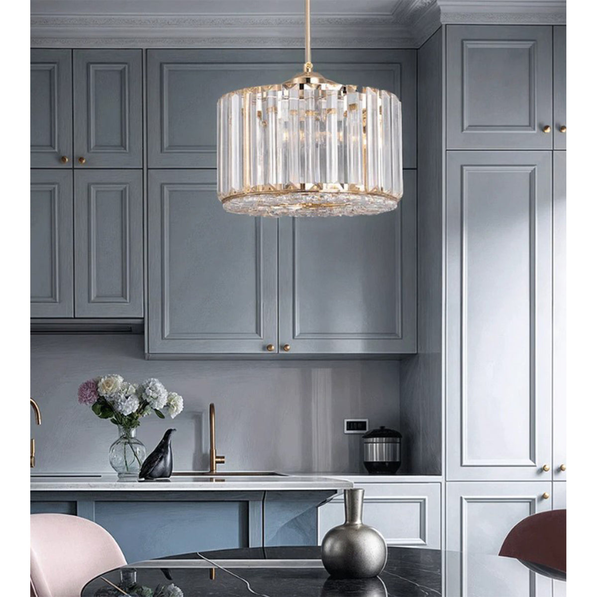 1-light Glass Pendant Ceiling Light