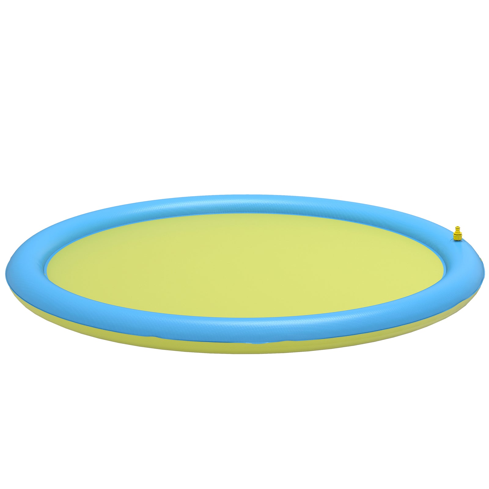 Splash Pad Sprinkler For Pets Dog Pool Non-slip Outdoor | 150cm | Yellow