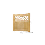 90cm W X 90/120/150/180cm H Diyspace Rhombus Garden Wood Fence Gate | 90cm