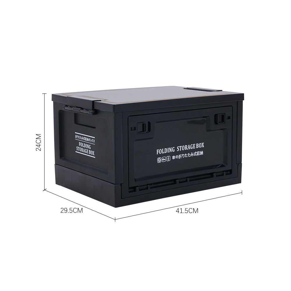 Collapsible Camping Storage Box | 30l | Black
