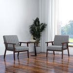 Set Of 2 Accent Chairs Modern Armchairs For Bedroom