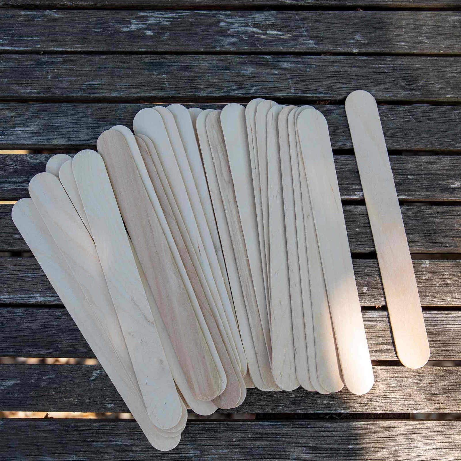Wooden Plant Labels 15cm - Biodegradable Garden Markers | 25 Seeds