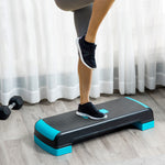 Aerobic Stepper Adjustable Height 3 Levels | Black