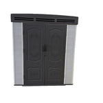 Indoor & Outdoor Living 6x4ft Plastic Shed With Window And Aluminium Structured Support