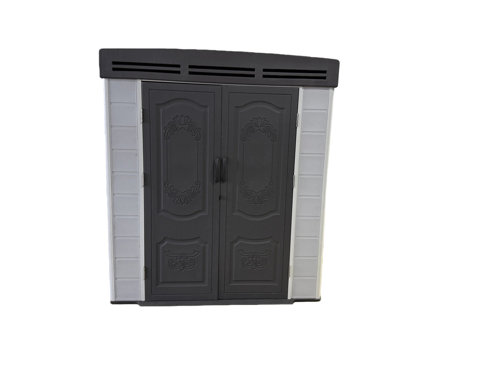 Indoor & Outdoor Living 6x4ft Plastic Shed With Window And Aluminium Structured Support