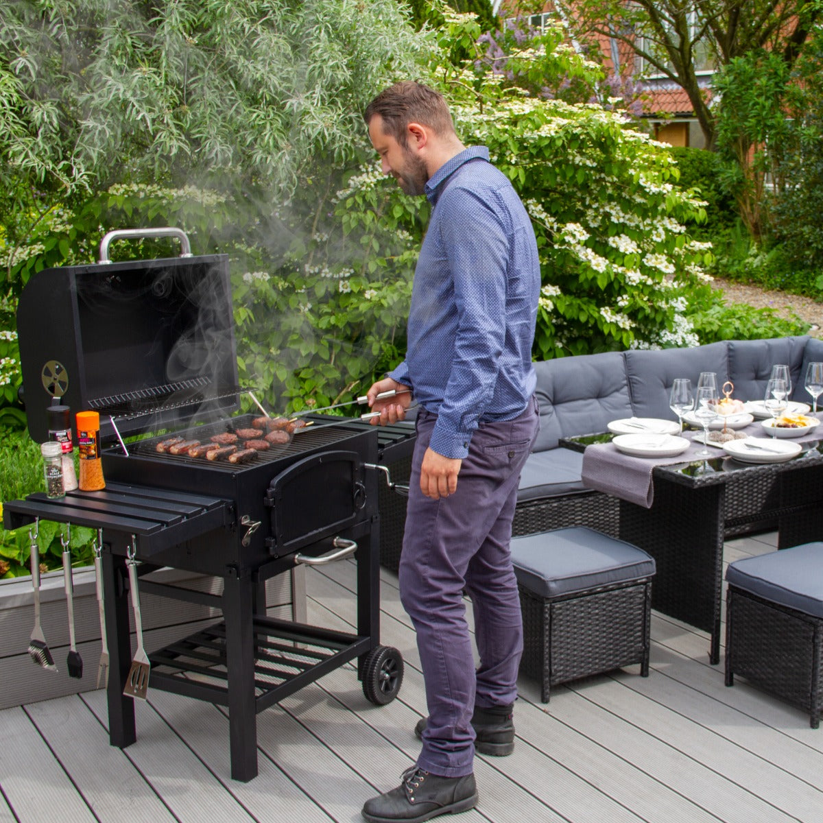 Bbq Smoker | XL | Black