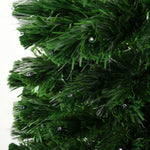 5ft Prelit Artificial Christmas Tree Fiber Optic Xmas Decoration, Green | 5ft | Green