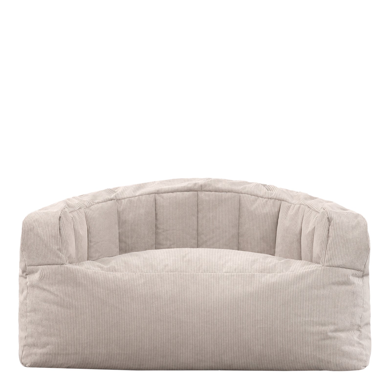 Cora Fine Cord Xl Bean Bag Sofa | Beige
