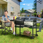 Dual Fuel Bbq, Charcoal & Gas Burners