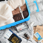 Set Of 3 Hard Shell Suitcase Cabin & Check In Cases With Tsa Lock - Overhead Cabin With Medium & Large Check-in Bag | Set of 3 | Turquoise