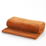 Cozy Touch Supersoft Plush Throw | 127cm x 152cm | Copper