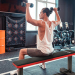 Flat Weight Bench, 300kg Capacity, For Home Weight Lifting
