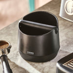 Espresso Knock Box - Plastic Coffee Grounds Bin | Large | Black