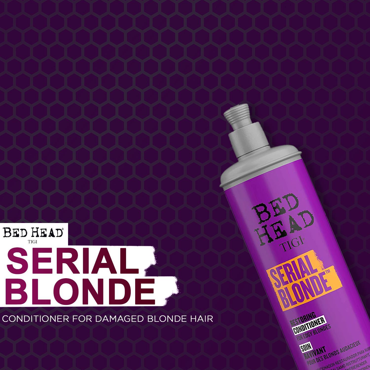 Serial Blonde Conditioner For Damaged Blonde Hair, 600ml, 2pk