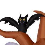 7.9ft Inflatable Halloween Ghost Tree W/pumpkins, Ghosts, Tombstone