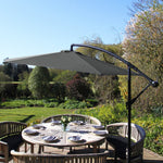 Cantilever Parasol & Fan Base | Grey