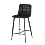 Indoor & Outdoor Living Erica Plush Velvet Comfort Bar Stools