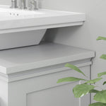 2-tier Bathroom Sink Cabinet, White