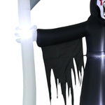 Breeins 8 Ft Halloween Inflatable Grim Reaper With Led Lights