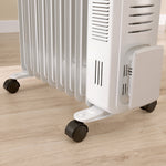 7/9/11fin Portable Oil Filled Heater Energy Efficient | Medium | White