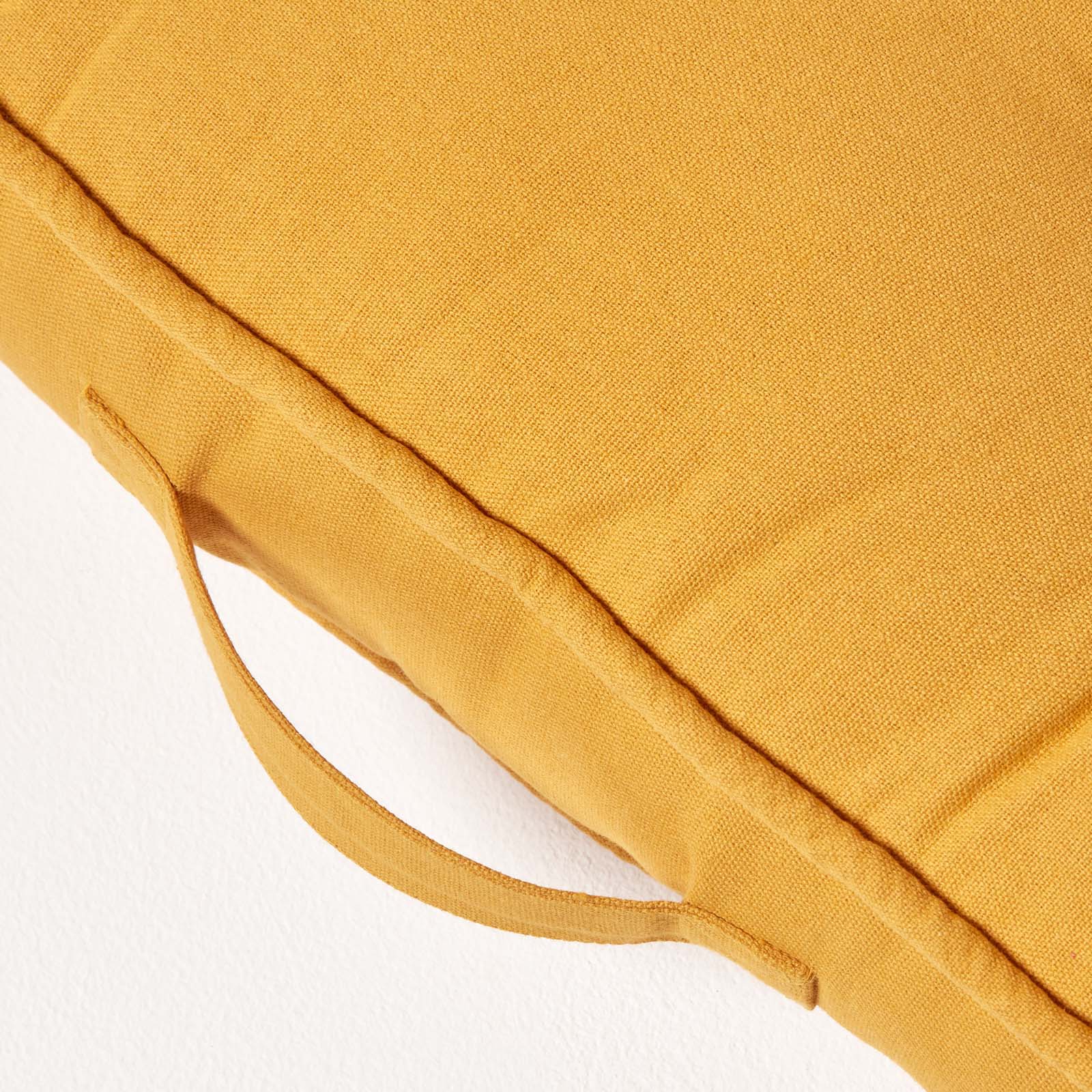Cotton 2 Seater Booster Cushion | 50cm x 100cm | Mustard