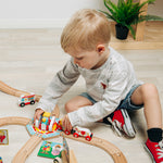 Tea Cup Track Turntable for Wooden Fun Fair Train Set