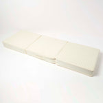 Quilted Cotton 3 Seater Orthopaedic Booster Cushion Cover | 50cm x 150cm | Cream
