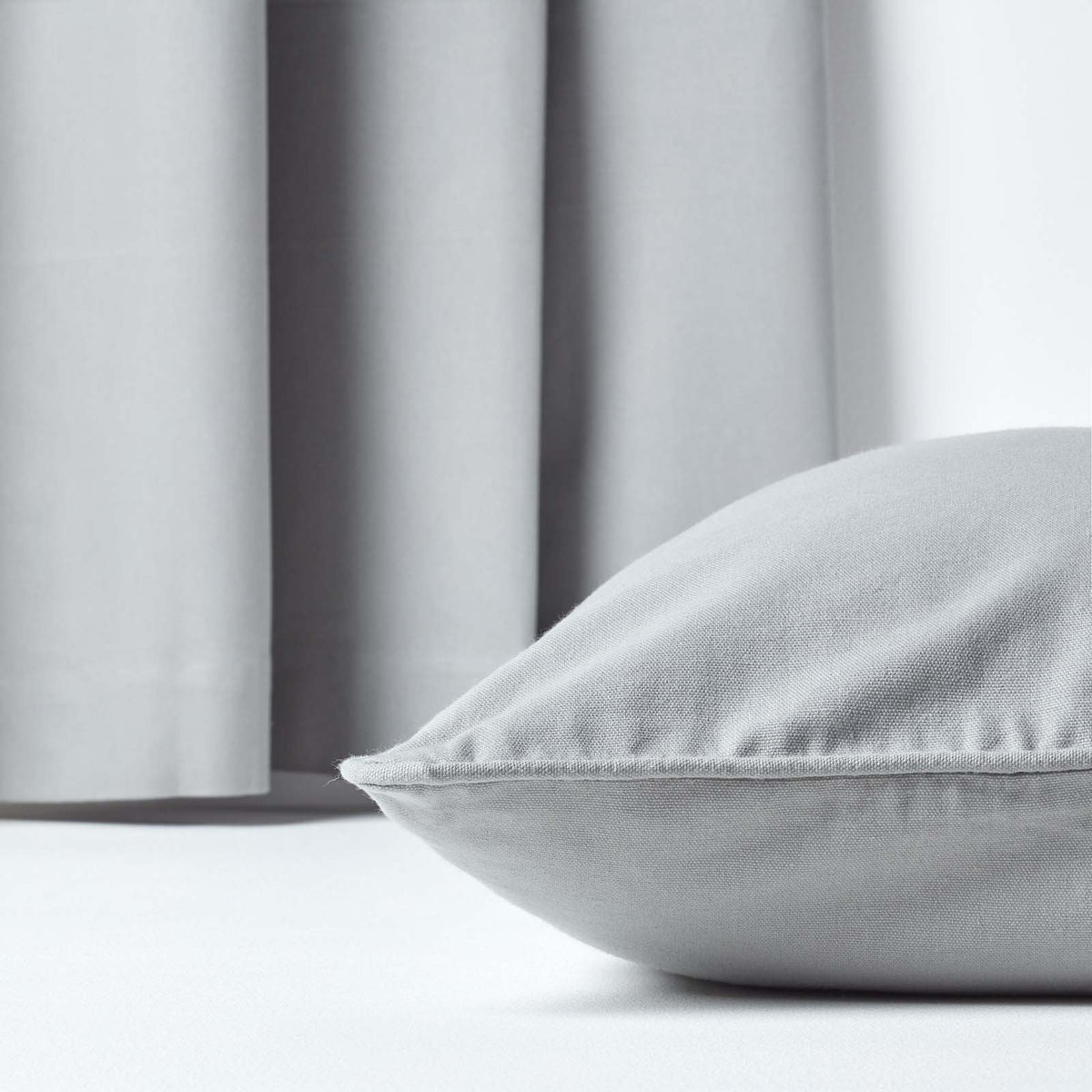 Cotton Plain Cushion Cover | 60cm x 60cm | Grey