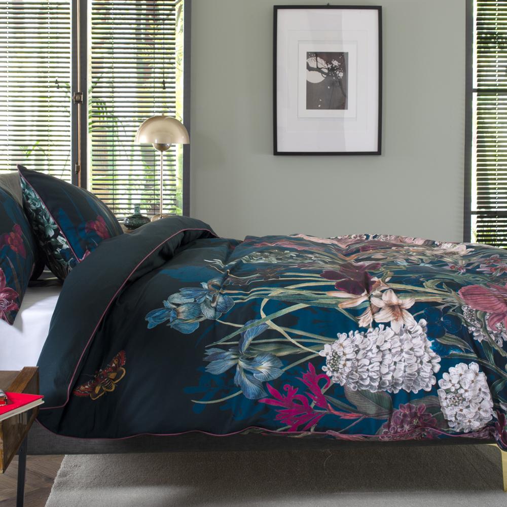 Tivoli Nighttime Digital Print 100% Cotton Duvet Cover Set | King | Multi Colour