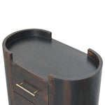 Artisan Furniture Solid Wood Valencia Two-drawer Bedside Table, Brown