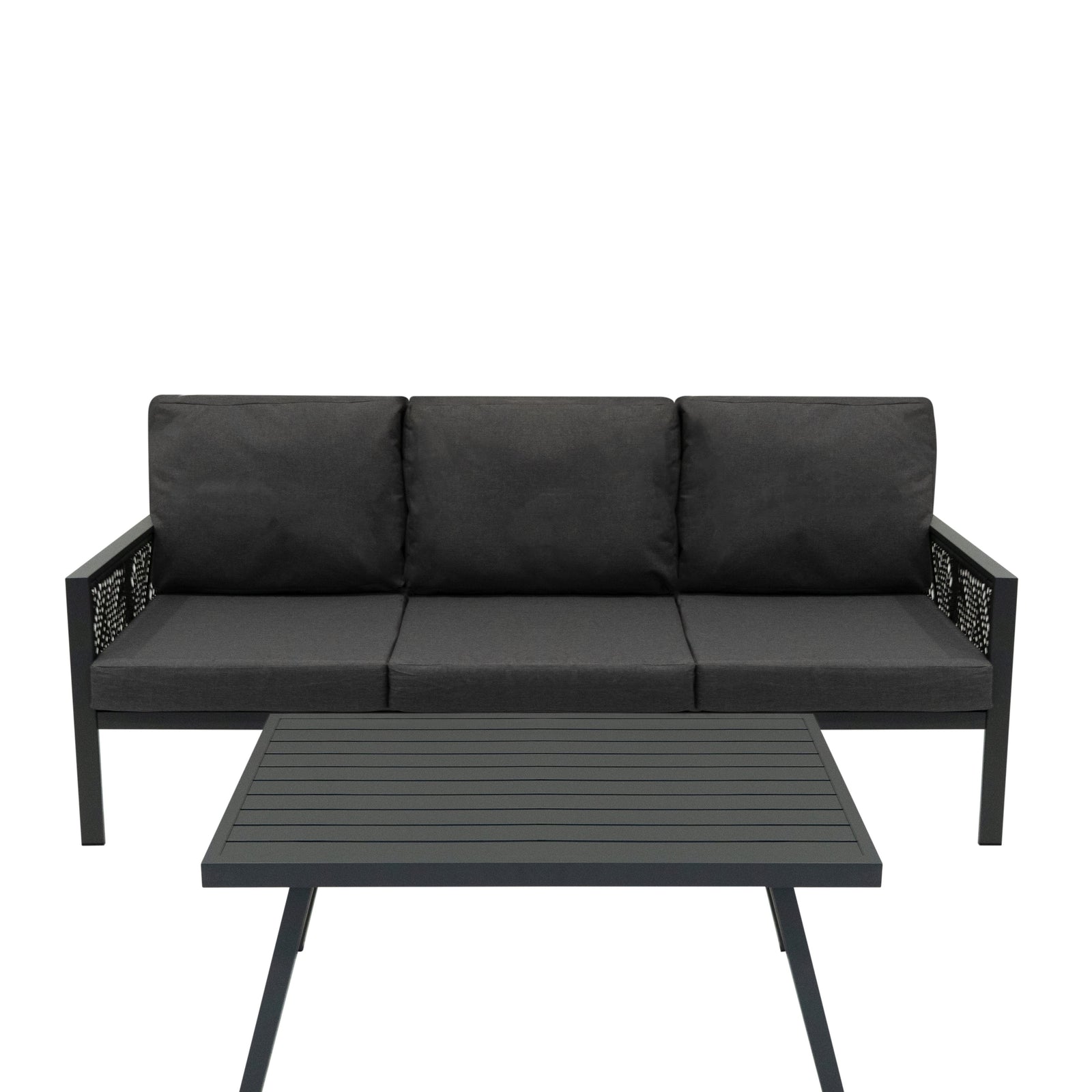 Aluminium 4 Piece Sofa Set | Anthracite