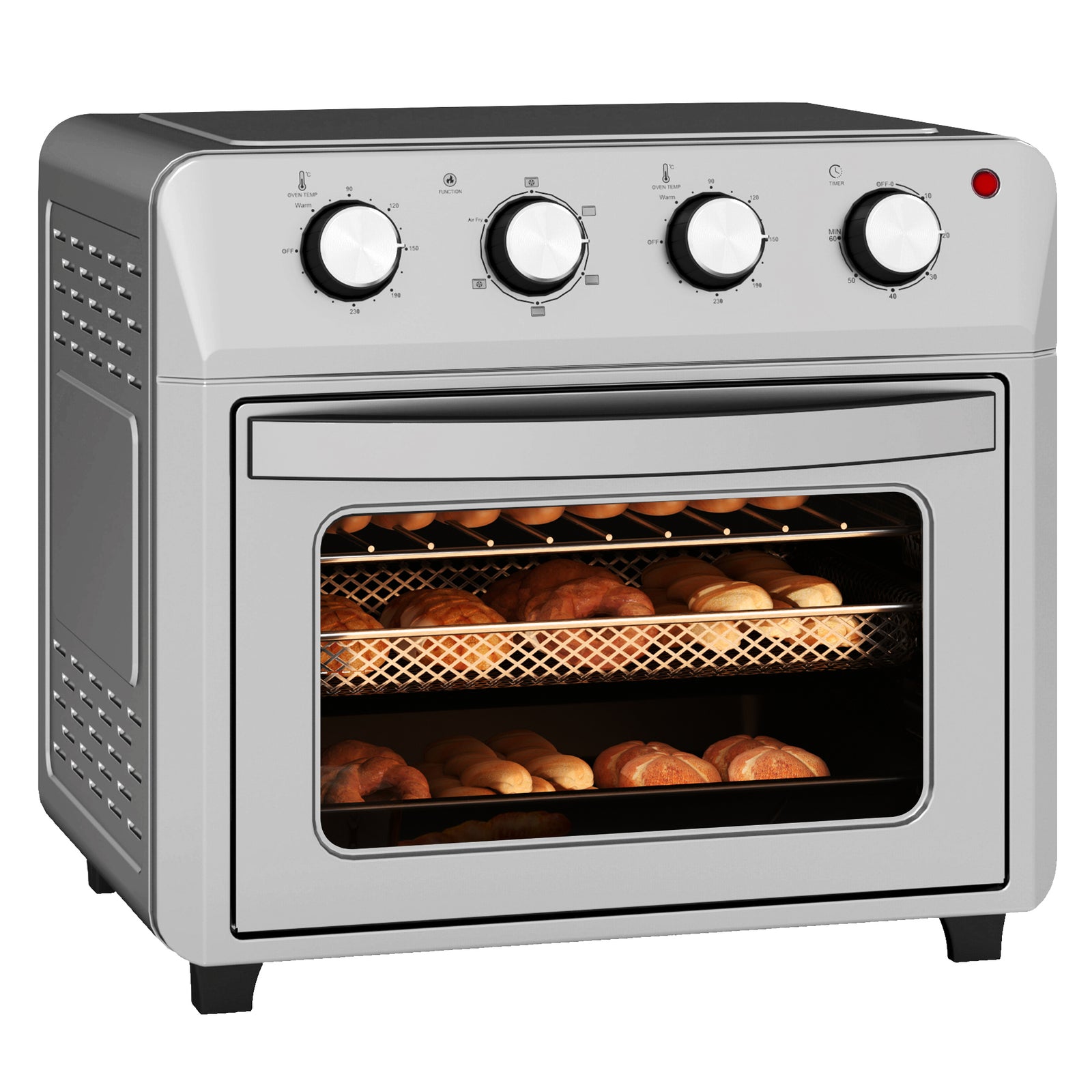 24l Air Fryer Oven Small Electric Oven Grill Roast 1600w